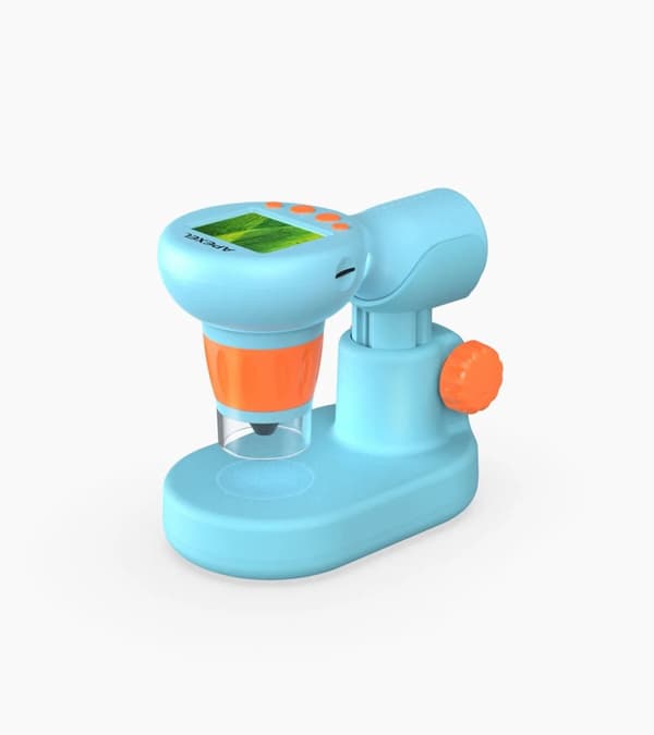 APEXEL digitalt mikroskop, 800X handhållet mikroskop med 2” IPS-skärm, foto- och videoportabelt mikroskop med justerbara lampor