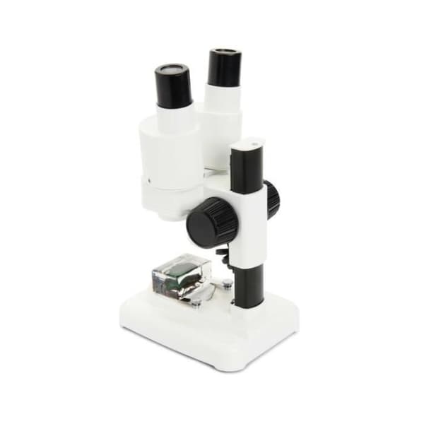 CELESTRON LABS S20 optiskt mikroskop - 20x zoom - LED - 2 okular - Batteri