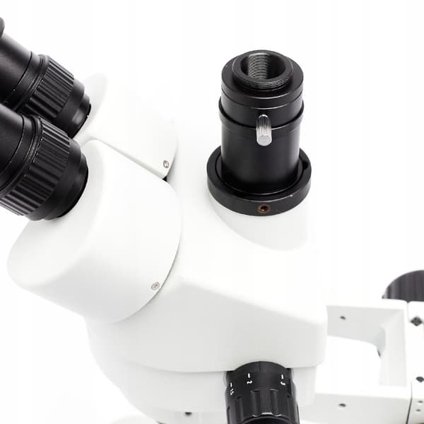 Trinokulært stereomikroskop 7-45x 10HT (hvid) SZM7045T-B1