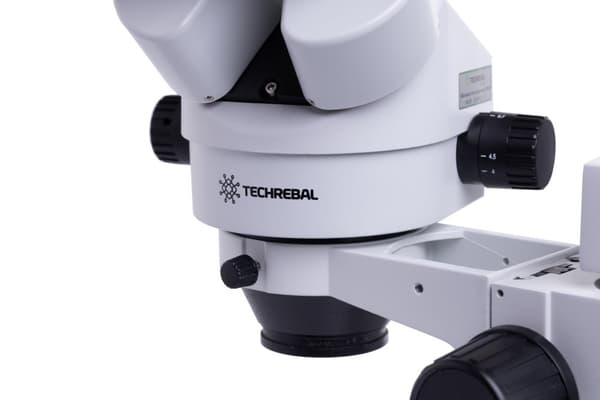 Trinokulært stereomikroskop TECHREBAL 10HW - hvid SZM7045T-STL2