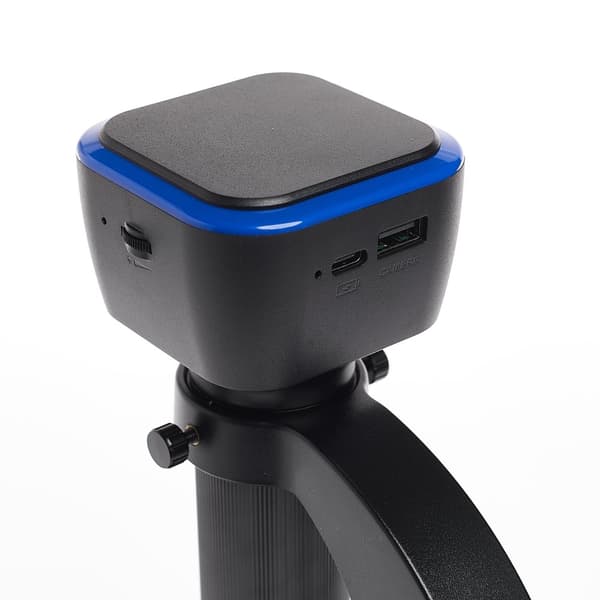 Biologisk mikroskop Sort med 5mp Wifi-kamera