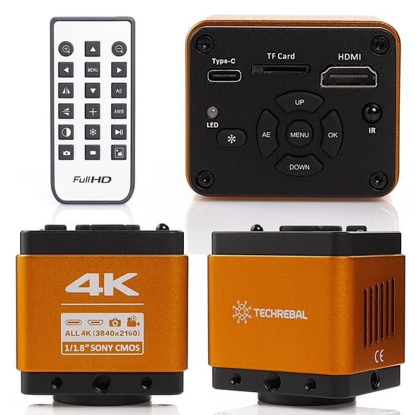 Techrebal mikroskopkamera "Orange PRO 4K" 8MP/ H1623