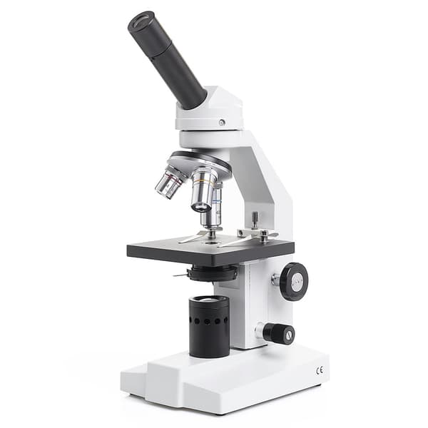 Techrebal BM ONE 400x monokulært biologisk mikroskop (M100FL)