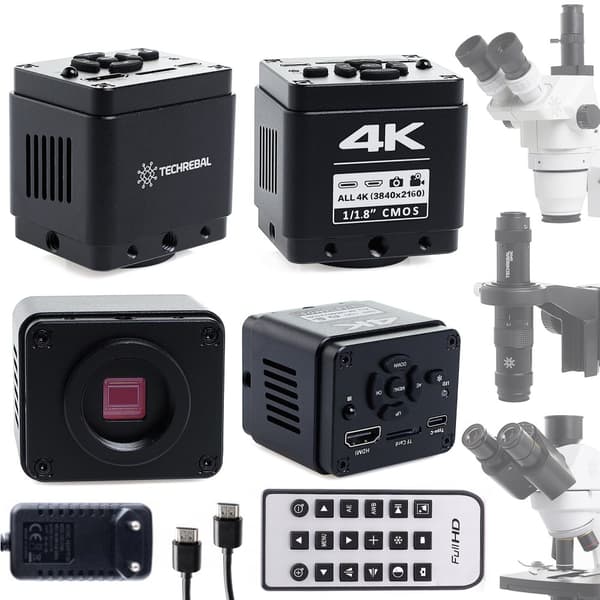 10A solo digitalt mikroskop + 60XLED justerbar belysning + 10 tommer skærm + skærmbeslag + silikone base + Sort PRO 4K kamera