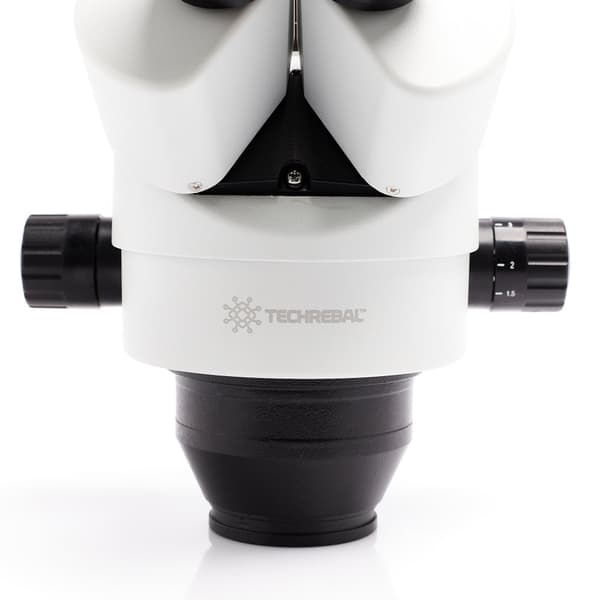 Trinokulært stereomikroskop 10HT (0,5x objektiv + 56x LED-belysning)