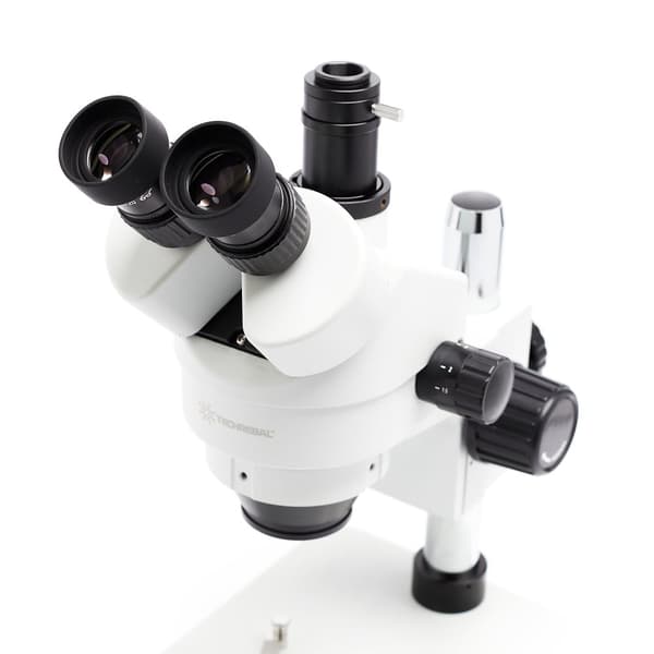 Trinokulært stereomikroskop 10HT (0,5x objektiv + 56x LED-belysning)