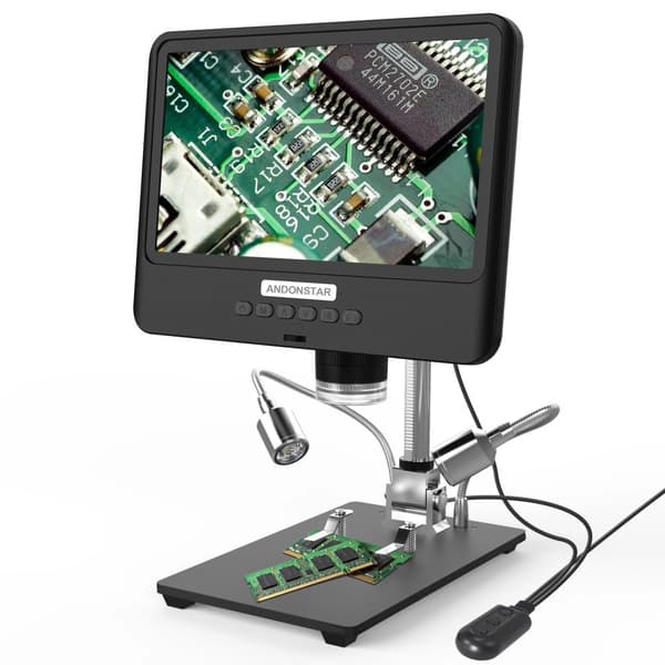 Digitaalinen mikroskooppi, 8,5 tuuman LCD-näyttö, 5X-1200X suurennus,Tyyppi 2