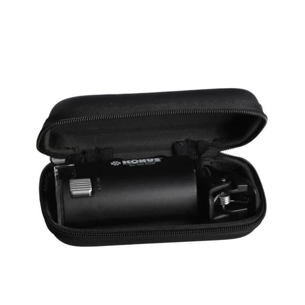 Mikroskop Konusclip 60x-100x - KONUS - Svart - Zoom - LED och UV-ljus