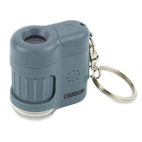 Carson Pocket Microscope MicroMini 20x Bleu Blå, Silver