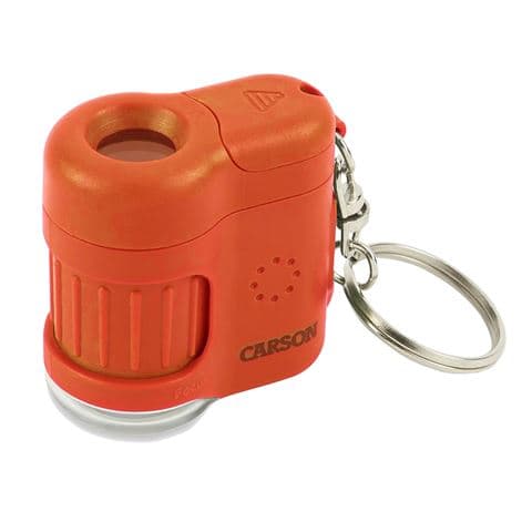Carson Pocket Microscope MicroMini 20x Orange Oranssi, Hopea