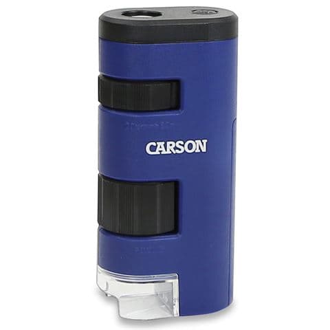 Carson Handmicroscope MM-450 20-60 with LED Svart, Blå