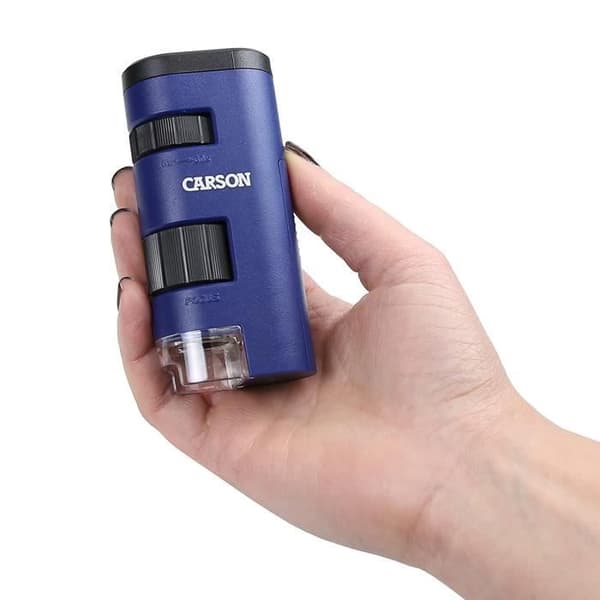 Carson fickmikroskop - 20x till 60x zoom - LED-belysningsfunktion