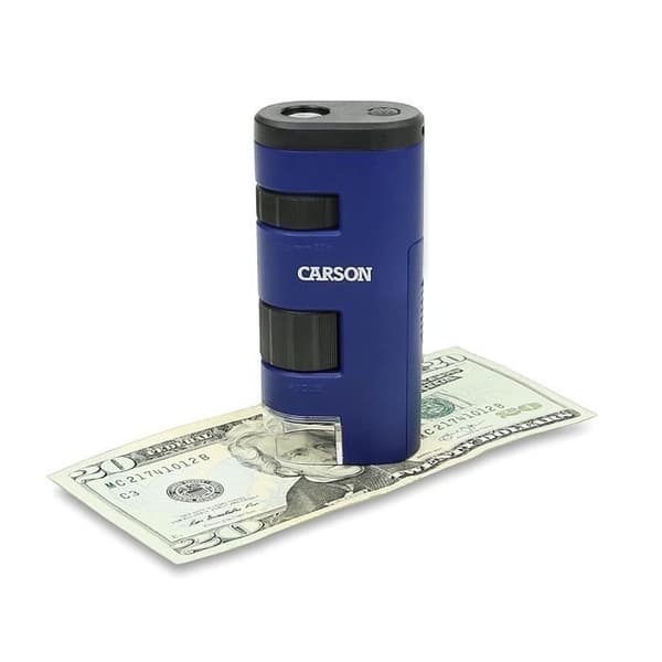Carson fickmikroskop - 20x till 60x zoom - LED-belysningsfunktion
