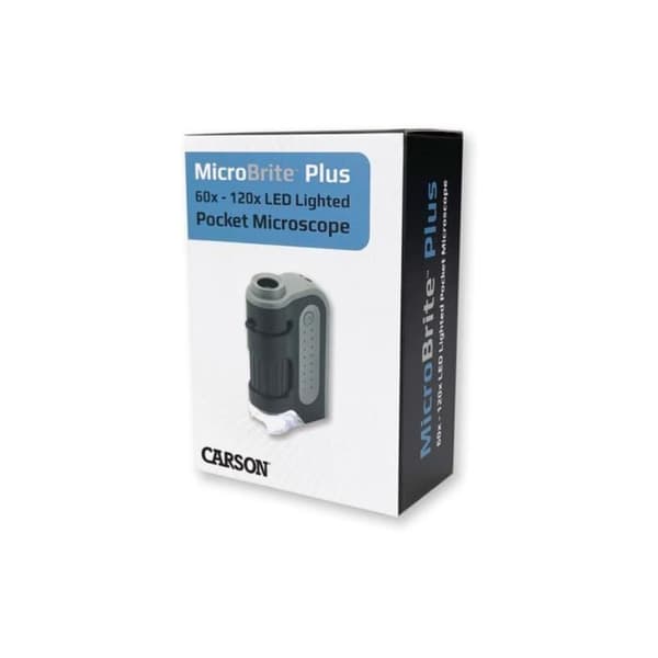 Carson MB+ fickmikroskop - CARSON - MM-300 MicroBrite Plus - 60-120x förstoring - Svart