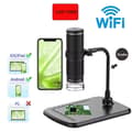 Miniatyrbild 3 av 7: 50X-1000X 1080P trådlöst digitalt mikroskop med justerbart stativ, HD WiFi bärbart handhållet minimikroskop för iOS, Android