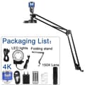 Pikkukuva 1 / 2: Digitaalinen mikroskooppi, 150X suurennos, 48MP HD-resoluutio,150X XHU4003 SET