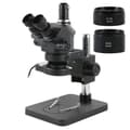 Miniatyrbillede 1 af 2: Trinokulært stereomikroskop, justerbar forstørrelse 3,5X-50X, højopløselig optik,3,5X-50X (0,5X 0,7X)