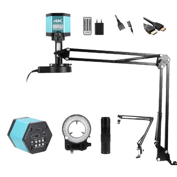 Industriel Video Mikroskop Kamera, 48MP, 4K,4K Ultra HD Sæt B