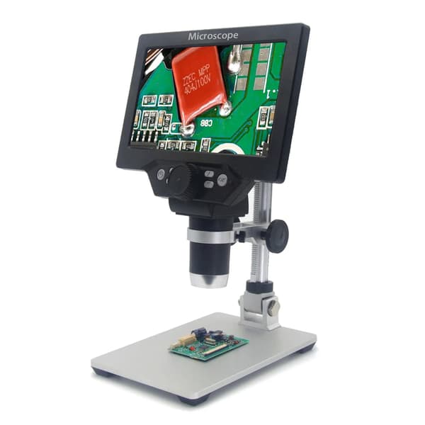 Digitaalinen mikroskooppi, 10,1 tuuman LCD-näyttö, enintään 260X suurennus,G1200