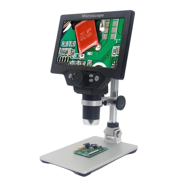 Digitaalinen mikroskooppi, 10,1 tuuman LCD-näyttö, enintään 260X suurennus,G1200