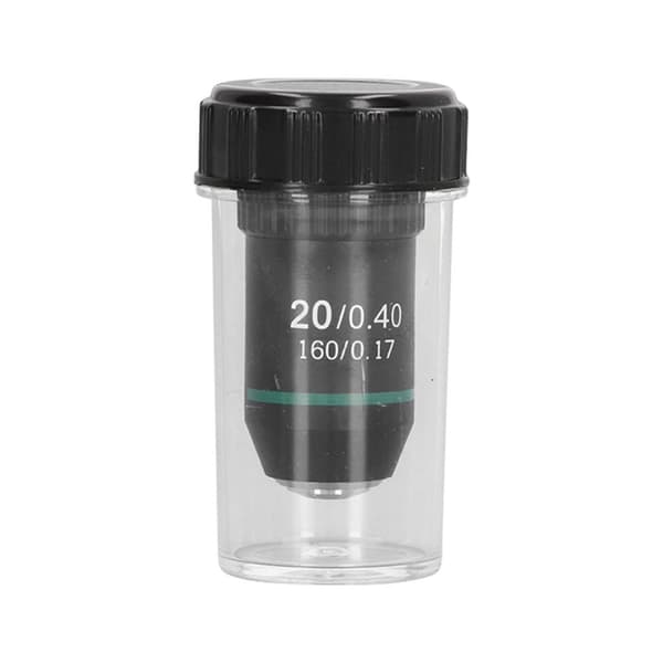 Achromatisk Mikroskop Objektivlinse, 20X Forstørrelse, Interface 20,2 mm