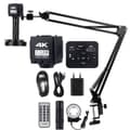 Miniatyrbild 1 av 10: 4K 1080P 1X-150X USB-C HDMI elektroniskt digitalt mikroskop kit för svetsning med fällbart stativ och fjärrkontroll