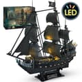 Miniatyrbild 2 av 2: 3D-pussel, LED-lampor, piratskeppsmodell, L520h