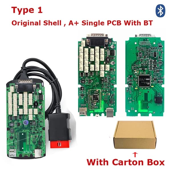 Bil Lastbil Diagnostiskt Verktyg, Enkel PCB, OBD2 Kodläsare, Klassisk med BT43