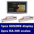 Miniatyrbillede 2 af 2: Digital Readout Kit, 2 akse, lineær skala encoder, 0,005mm komplet sæt