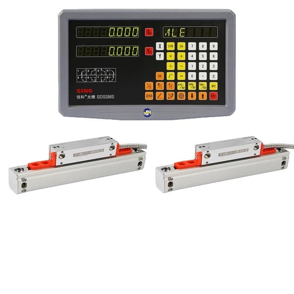Digital Readout Kit, 2 akse, lineær skala encoder, 0,005mm komplet sæt
