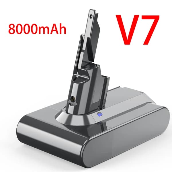 Imuriakun akku, ladattava, yhteensopiva Dyson V6-V10:n kanssa., V7 8000mAh