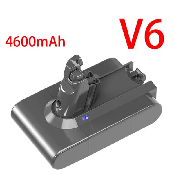 Dammsugare Batteri, Uppladdningsbart, Kompatibelt med Dyson V6-V10, V6 4600mAh
