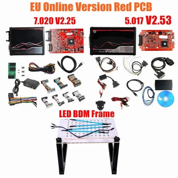 OBD2 Manageri, Verkkoversio, LED-näyttö, KESS KTAG LED BDM