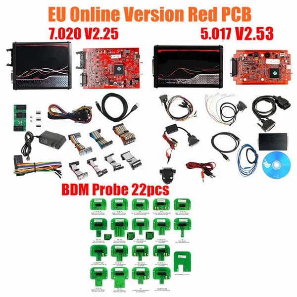 OBD2 Manageri, Verkkoversio, LED-näyttö, KESS KTAG Probe