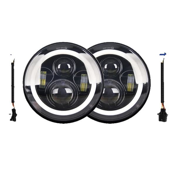 Auton LED-ajovalot, CO LICHT, 80W teho, Angel Eyes -teknologia, 2 osaa