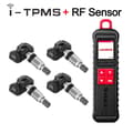 Miniatyrbild 2 av 2: Bildiagnostiskt verktyg för däcktryck, återinlärningsaktivt program, kompatibilitet med Android-telefoner, TSGUN x 4st Sensor