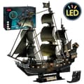 Miniatyrbild 1 av 2: 3D-pussel, LED-lampor, piratskeppsmodell, L522h