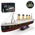 Miniatyrbillede 2 af 2: 3D Puslespil, LED-lys, Piratskib Model, L521h