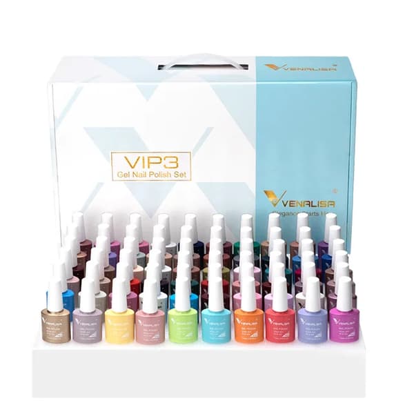 Modefärg Venalisa Gel Polish, Långvarig, Nagelkonst Design, Vip3 ny färg KIT