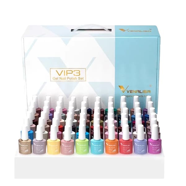 Modefärg Venalisa Gel Polish, Långvarig, Nagelkonst Design, Vip3 ny färg KIT