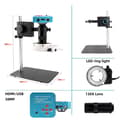Miniatyrbillede 2 af 2: Digitalt Mikroskop, 130X Zoom Linse, HDMI/USB Udgange,38MP Sæt