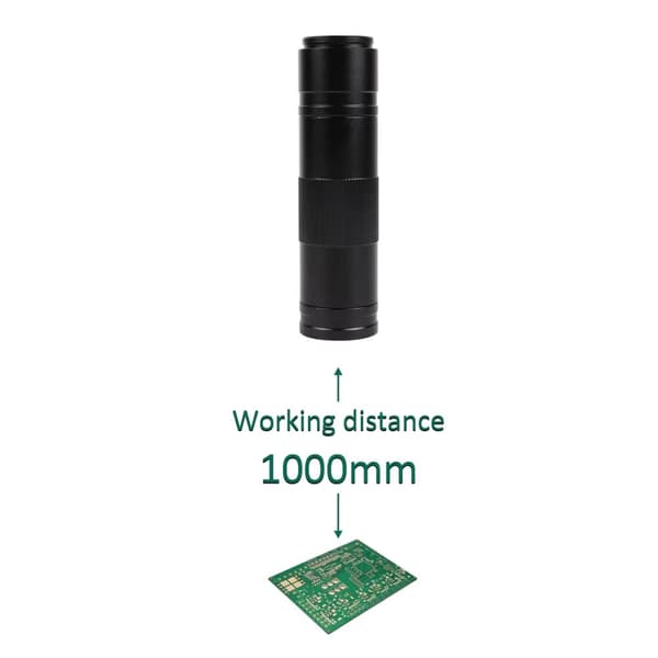 150X 4K 1080P HDMI USB elektroniskt digitalt mikroskop med hopfällbart stativ och fjärrkontroll, industriell mikroskopkamera