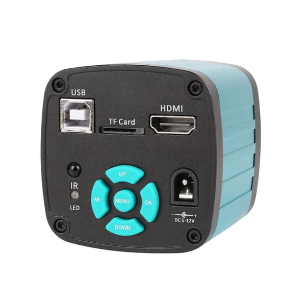 150X 4K 1080P HDMI USB elektroniskt digitalt mikroskop med hopfällbart stativ och fjärrkontroll, industriell mikroskopkamera