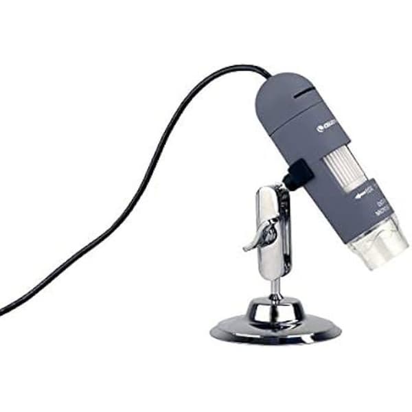 Celestron Deluxe 44302-C handhållet digitalt mikroskop, grått