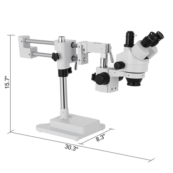 Digital Trinokulært Mikroskop - 3,5X-90X Zoom, Binokulær Stereo Billedgengivelse & Kameraforbindelse