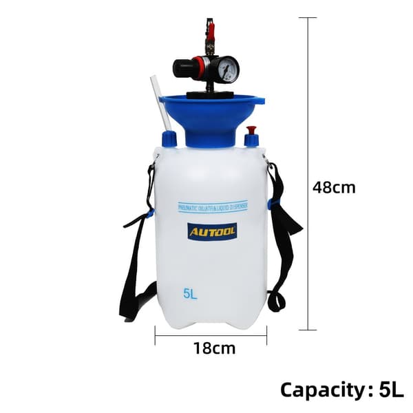 Automatisk Transmission Tankemaskine, 5L Kapacitet, Pneumatisk Betjening