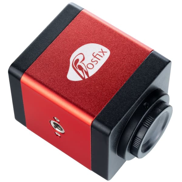 Rosfix Digitalt Mikroskop Earth Pro MCEP-0.5X + 8 tommer Display + Holder + Justerbar 56xLED Belysning + Draco RED PRO Kamera