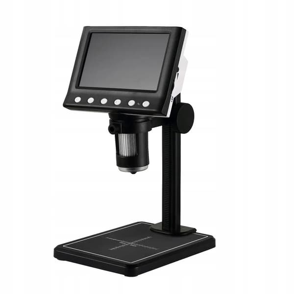 Digitalt mikroskop med 4,3-tommer display + loddekolbestation - 2-i-1 sæt