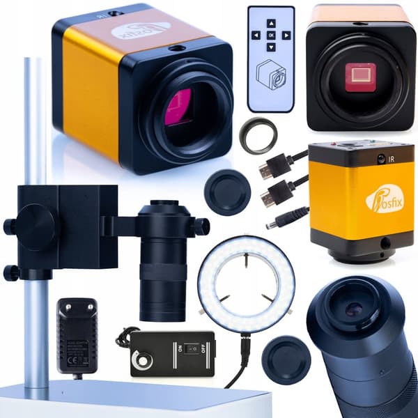 PRO DIGITALT MIKROSKOP MED PEGASUS Pro 12MP KAMERA OG ILUMINANT 4I1 SÆT