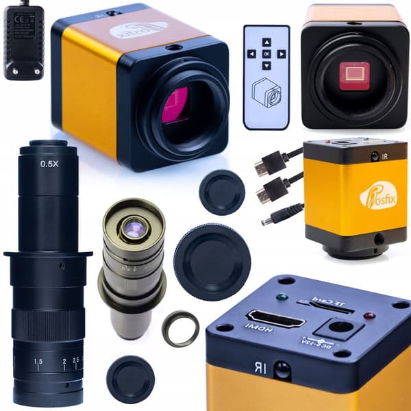 DIGITALT MIKROSKOP 180 GANGE FORSTORING MED PEGASUS Pro 12MP CMOS 2I1 KAMERA